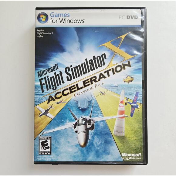 Microsoft Flight Simulator X Acceleration Expansion Pack Windows PC DVD Game1 - Picture 1 of 7